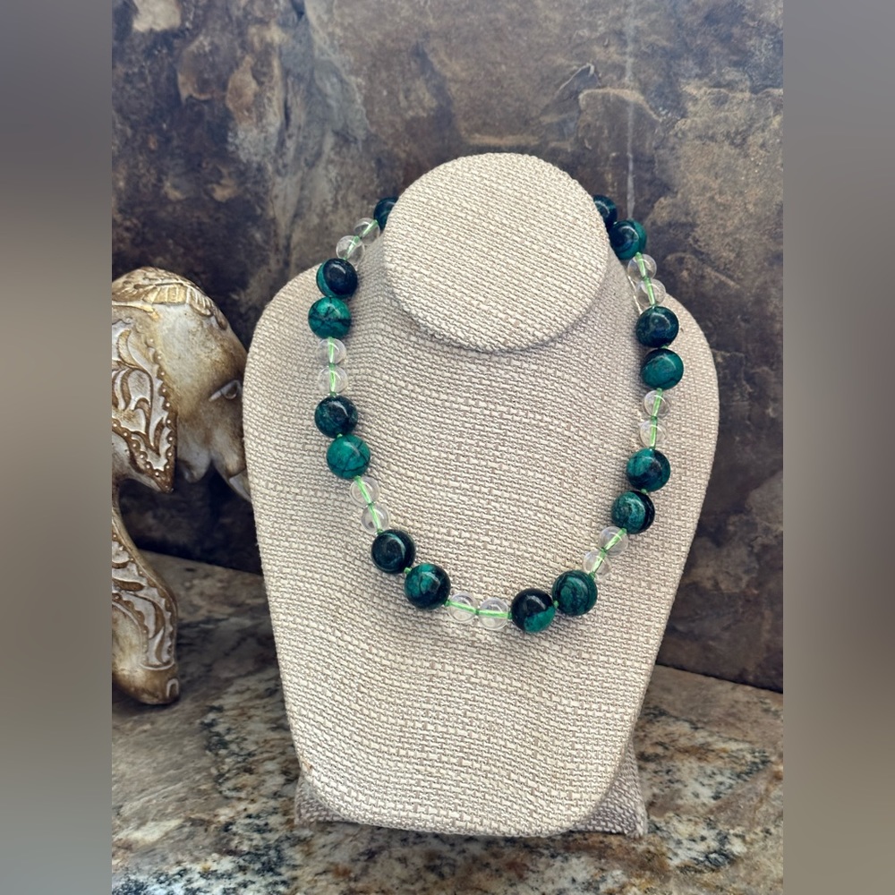 Malachite Beaded Necklace